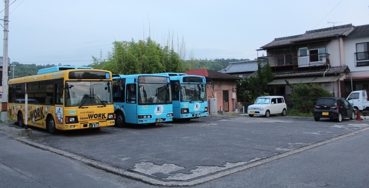 西植田車庫 バス車庫めぐり