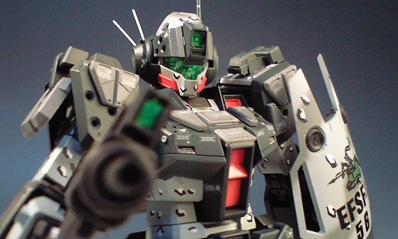ガンプラ Mg ジムスナイパー2 完成です プラモデル日記