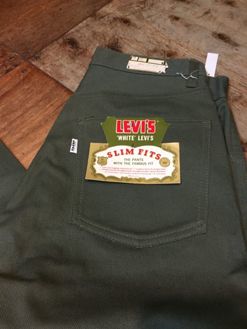 ６月２４日（土）入荷 ！６０s〜LEVI\'Sリーバイズ 518 BIG E  カツラギ　JEANS all cotton_c0144020_16474877.jpg