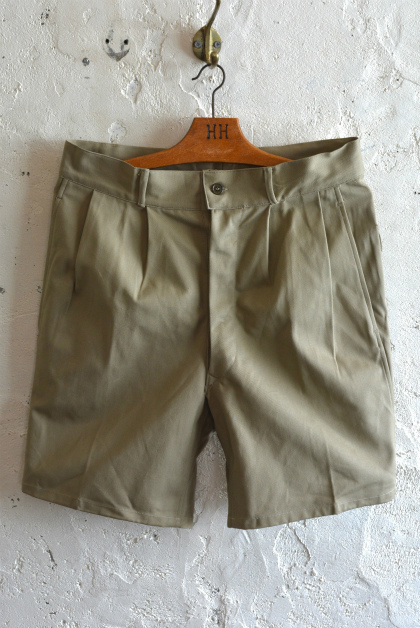 Italian army chino shorts dead stock_f0226051_17311671.jpg