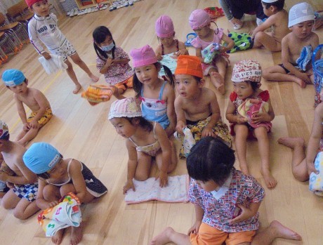 プール開き 太陽幼稚園 保育日記