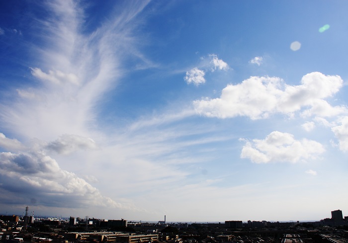 巻雲と積雲の競演_b0268615_713073.jpg