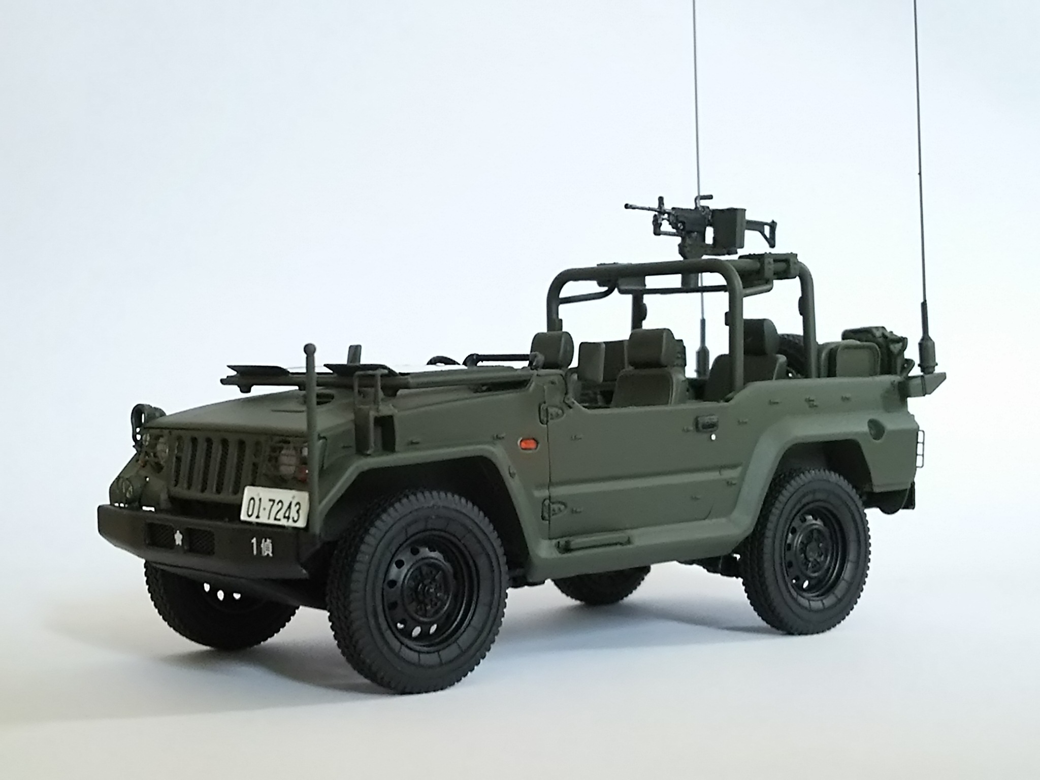 モノクローム 1 35 陸上自衛隊 1 2tトラック 斥候車 燃やせないごみ研究所