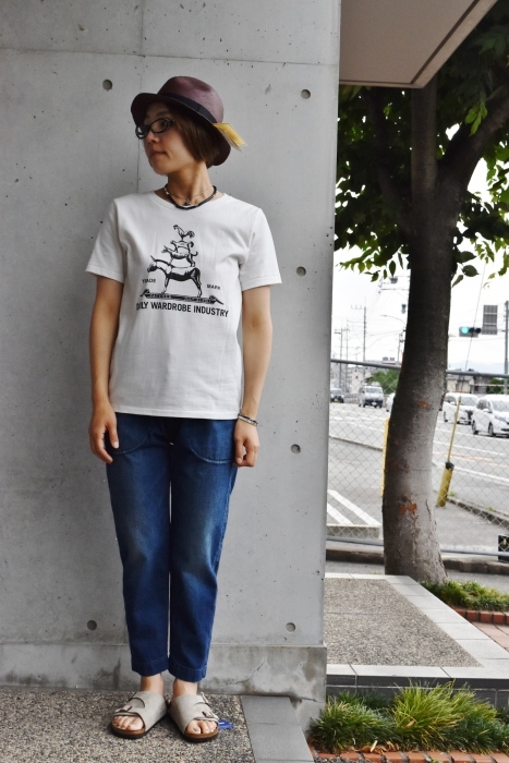 DAILYWARDROBE INDUSTRY ・・・ 大人のSIMPLE PRINT TEE!★!_d0152280_09291206.jpg