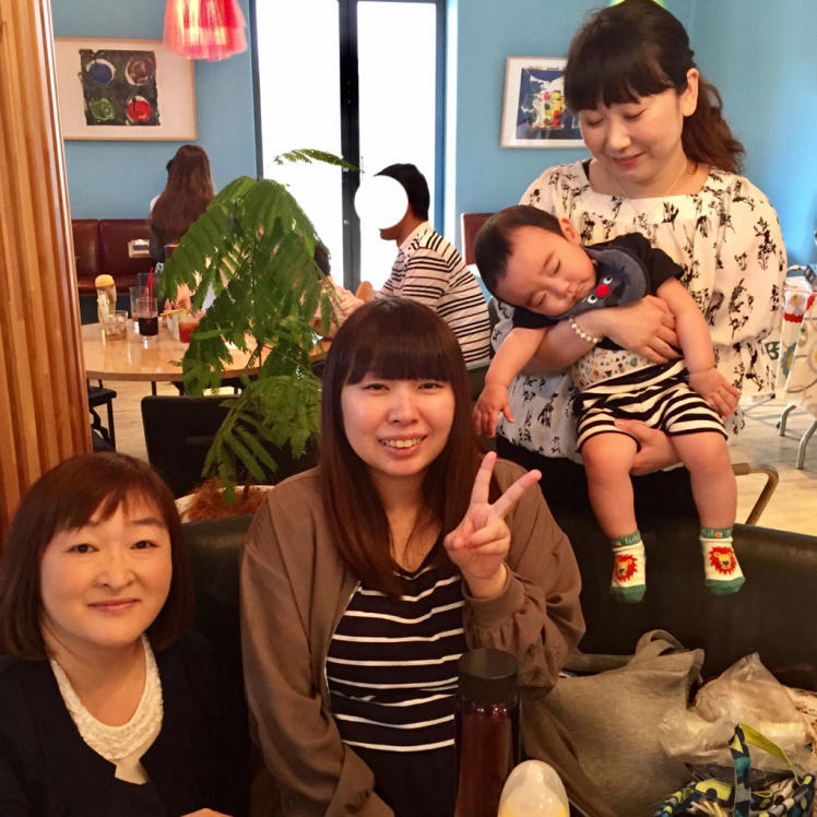 ama(甥)BABY!!れんくん♡ランチバイキングにて_e0120789_16213857.jpg