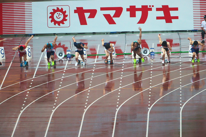 第１０１回　日本陸上競技選手権大会　男子100ｍ決勝_c0145198_12192753.jpg