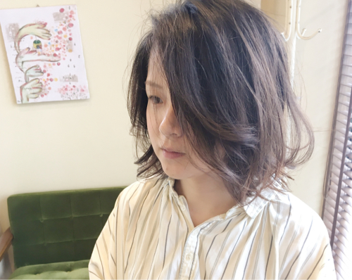 伸ばしかけボブでもイメチェン 観音寺市 美容室 Accha 伸ばしかけボブでもイメチェン 観音寺市 美容室 Accha