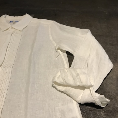 リネンシャツ　と　軍パン_d0364239_20215546.jpg
