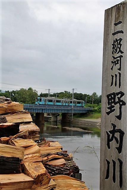 藤田八束の鉄道写真@東北本線、青い森鉄道で野内駅にて・・・貨物列車「金太郎」、青い森鉄道写真を撮る②_d0181492_00101308.jpg