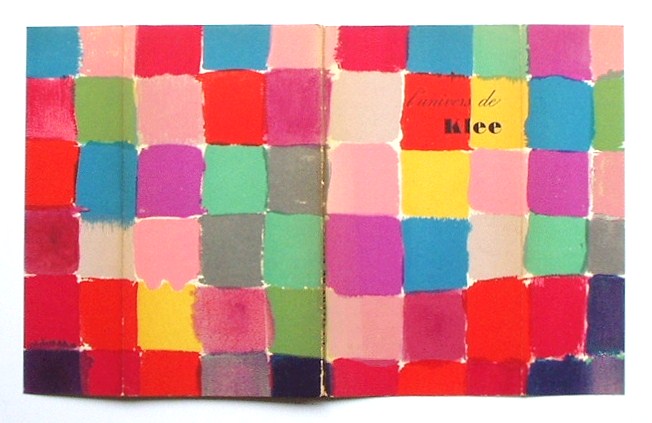 パウル・クレーの展覧会図録「L'Univers de Klee」（1955） : ガレリア