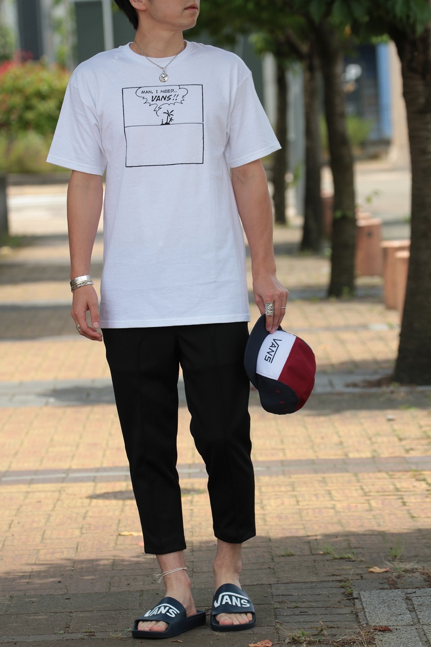 VANSのTEE×FRED PERRYクロップドブラックパンツ_b0139233_12483473.jpg