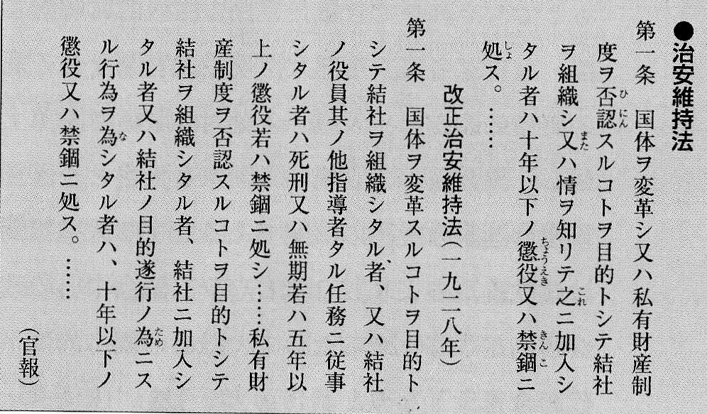 第62回日本史講座まとめ①（普通選挙制度と治安維持法） : 山武の世界史