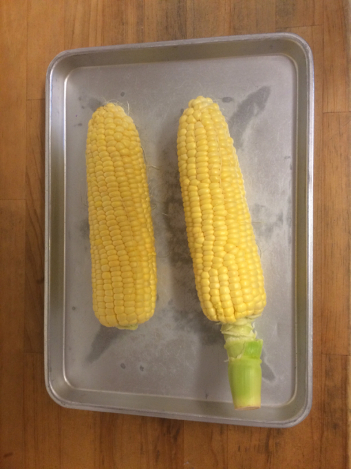 6月28日の給食。とうもろこしの皮むきをしました♪_c0293682_13395741.jpg