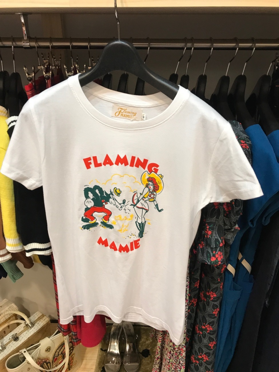 ロシアからflaming Mamieのレディースtシャツ届きました Groovy Clothing Music