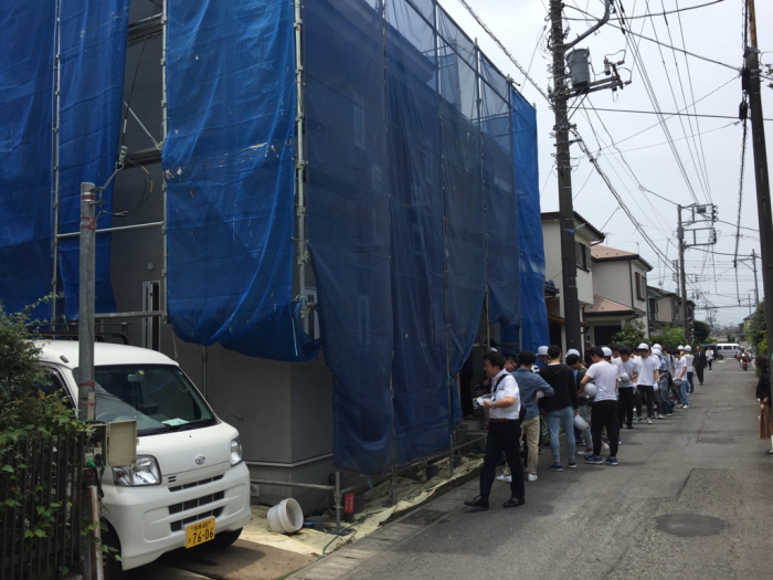 横浜日建工科専門学校の生徒さん見学 大和にある青木工務店社長の日記 横浜日建工科専門学校の生徒さん見学 大和にある青木工務店社長の日記