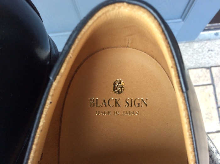 BLACK SIGN Navy Last Dress Oxford shoes_e0343648_20495906.jpg