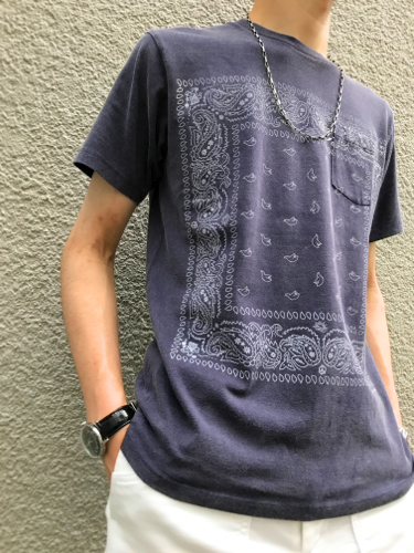 【HEADYS】Bandana Pocket Tee  入荷！_d0227059_09405528.jpg