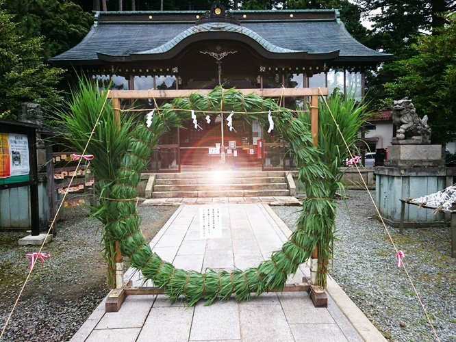 白山神社 夏越大祓式_d0095673_11155992.jpg