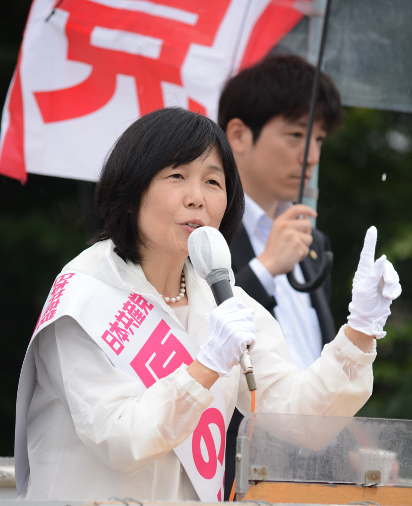 2人区での勝利へ ふたたび志位和夫委員長と_b0190576_16583981.jpg