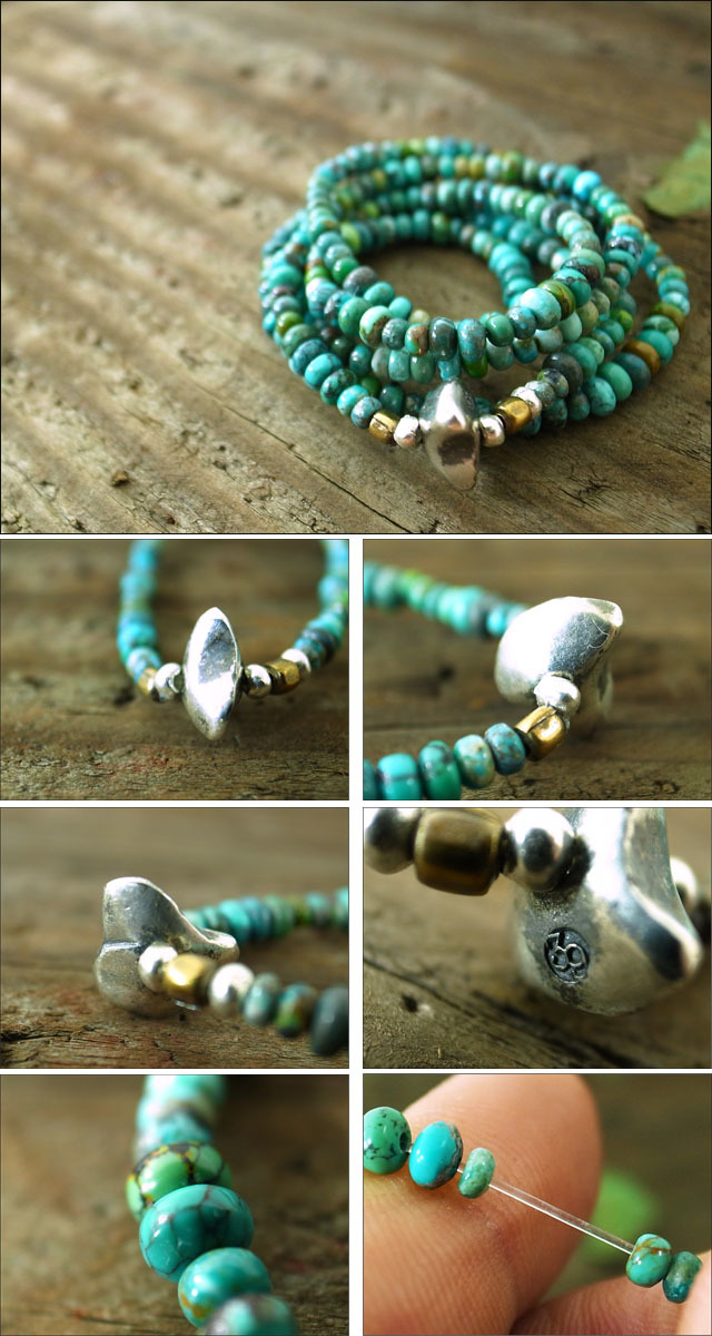 Sunku 39 [サンク] Turquise Beads (bt) Necklace&Bracelet/ターコイズビーズネックレス＆ブレスレット [SK-008] MEN\'S/LADY\'S_f0051306_17550682.jpg