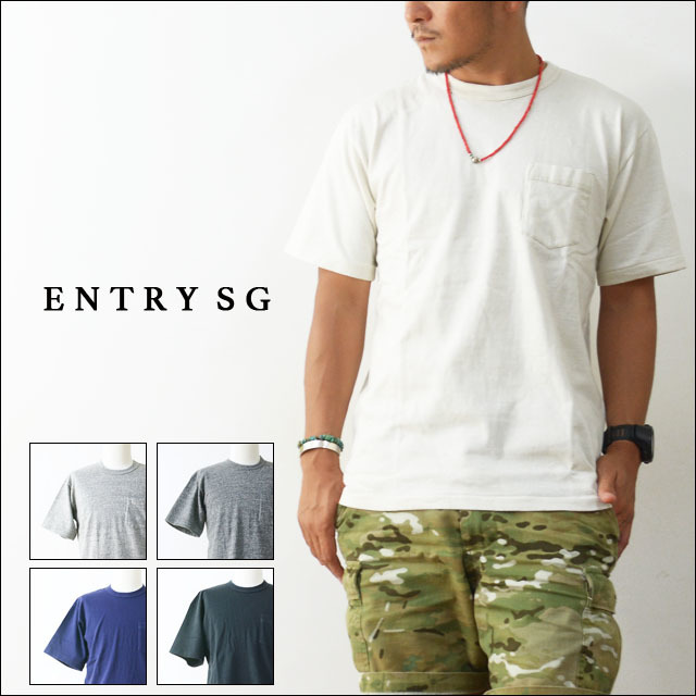 ENTRY SG [エントリーセスジー] TIJUANA T161CBP ポケットTシャツ・ティファナ・ティジュアナ [MEN\'S]_f0051306_18270274.jpg