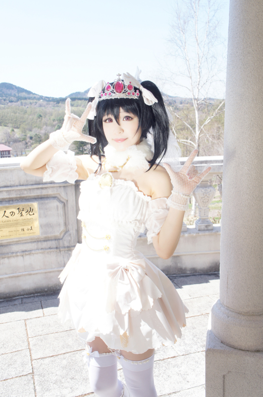 Love Live!（ラブライブ!)  矢澤 にこ 花嫁の結婚式  風 コスプレ衣装 ラブライブ 矢澤にこ ウェディング覚醒後 スクフェス ラブライブ