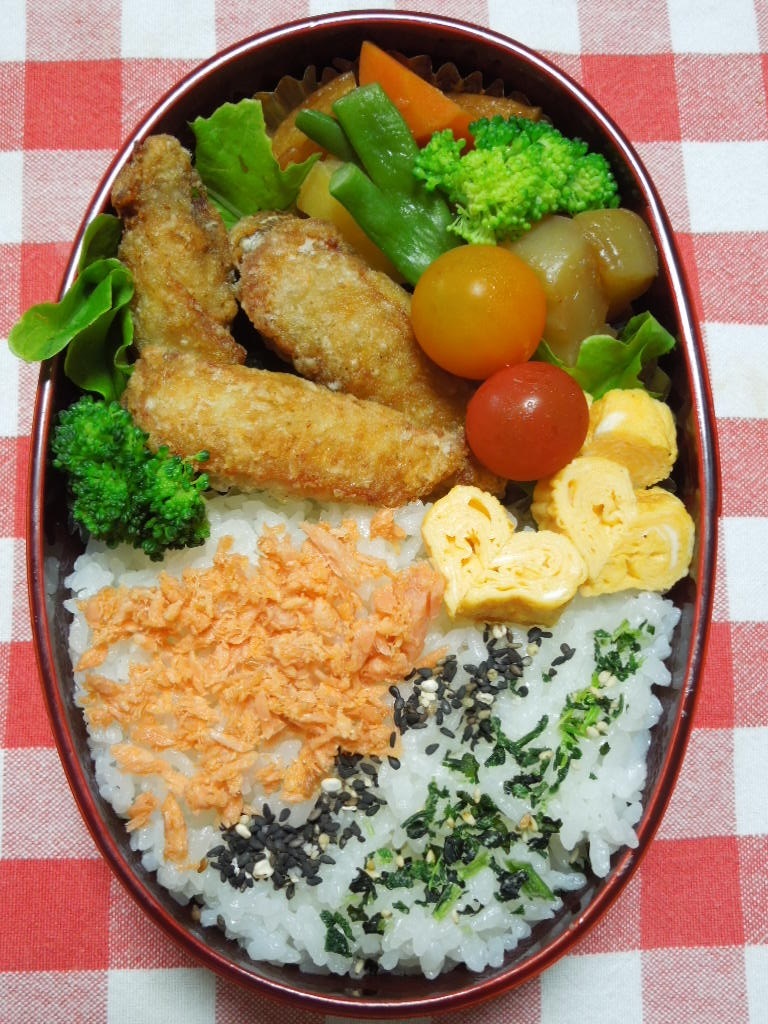 チキンバーの唐揚げ★(^^♪・・・・・高校生弁当_e0107171_01231064.jpg