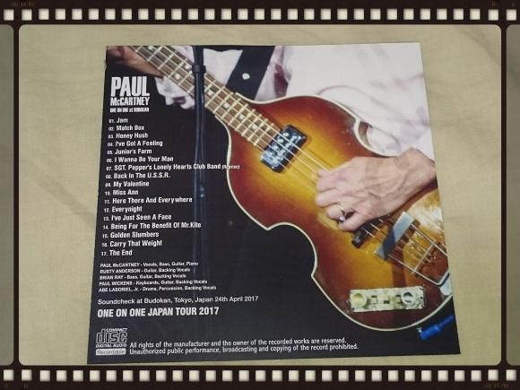 PAUL McCARTNEY / SOUNDCHECK at BUDOKAN_b0042308_16195388.jpg