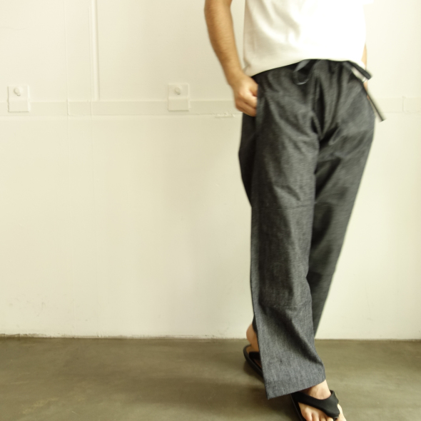 TUKI 】 KARATE PANTS - High Count Denim : kink higashisakura