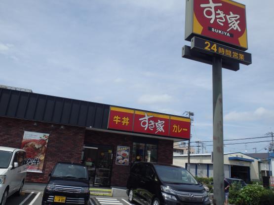 すき家の牛丼ミニとん汁おしんこセット　　豊中浜店_c0118393_7315434.jpg