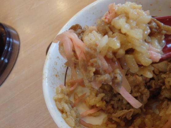 すき家の牛丼ミニとん汁おしんこセット　　豊中浜店_c0118393_811128.jpg