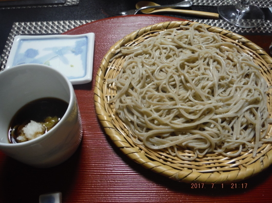 穂高　按針山荘さんの手打ち蕎麦♪_d0281110_13320239.jpg