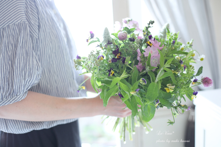 Le vase 15th Anniversary スペシャルコラボイベント ハーブブーケ編_e0158653_14211093.jpg