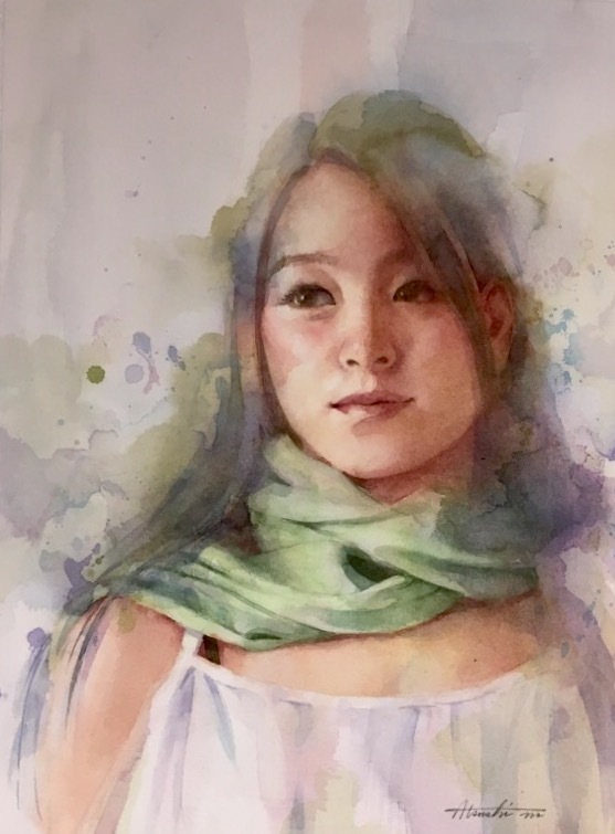 松林さん 見てきました 赤坂孝史の水彩画