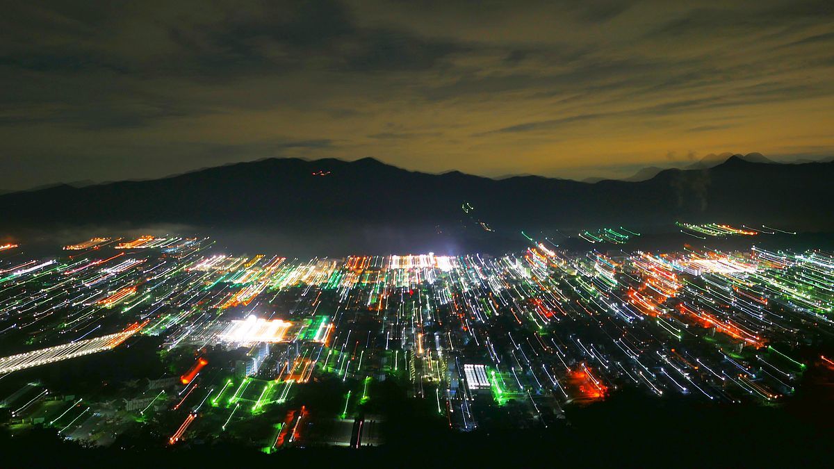 絶景かな！♪　秩父盆地の夜景・・・ミューズパークから_a0031821_13503089.jpg