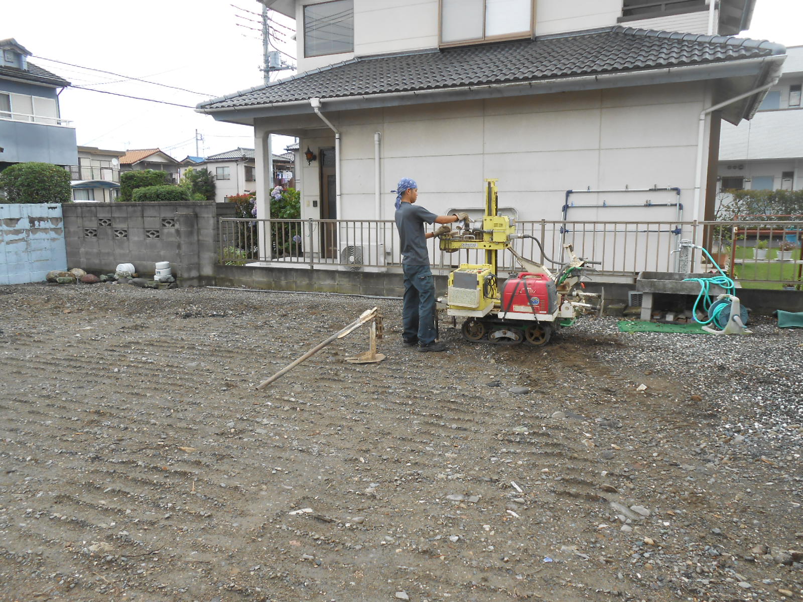 地盤調査_c0066693_18285333.jpg