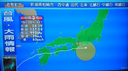 2017・7月４日　　台風接近・ポテトサラダ_c0342697_23022160.jpg