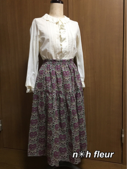 【LIBERTY】kitty Grace✳︎ギャザースカート_b0238766_09551205.jpg