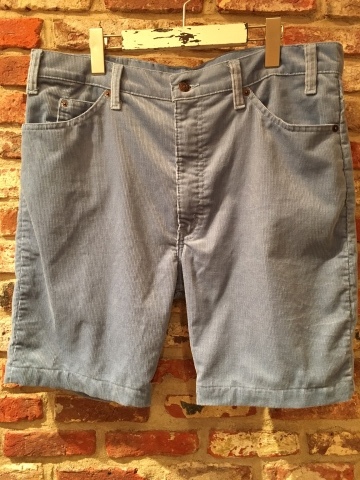 1970-80s \" Levi\'s \" white-tab VINTAGE - CUSTOM - CORDUROY SHORTS . ※ 新入荷 致しました ！_d0172088_23142182.jpg