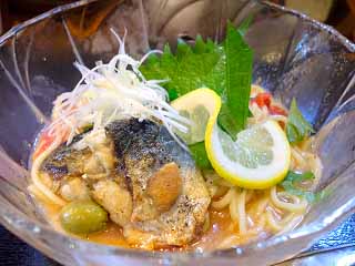 大翔@殿町 ☆☆ (冷製SABA麺・季節限定)_f0080612_191443.jpg