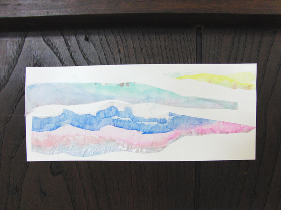 水彩画 ~ 水の短冊 ~_e0222340_17371141.jpg