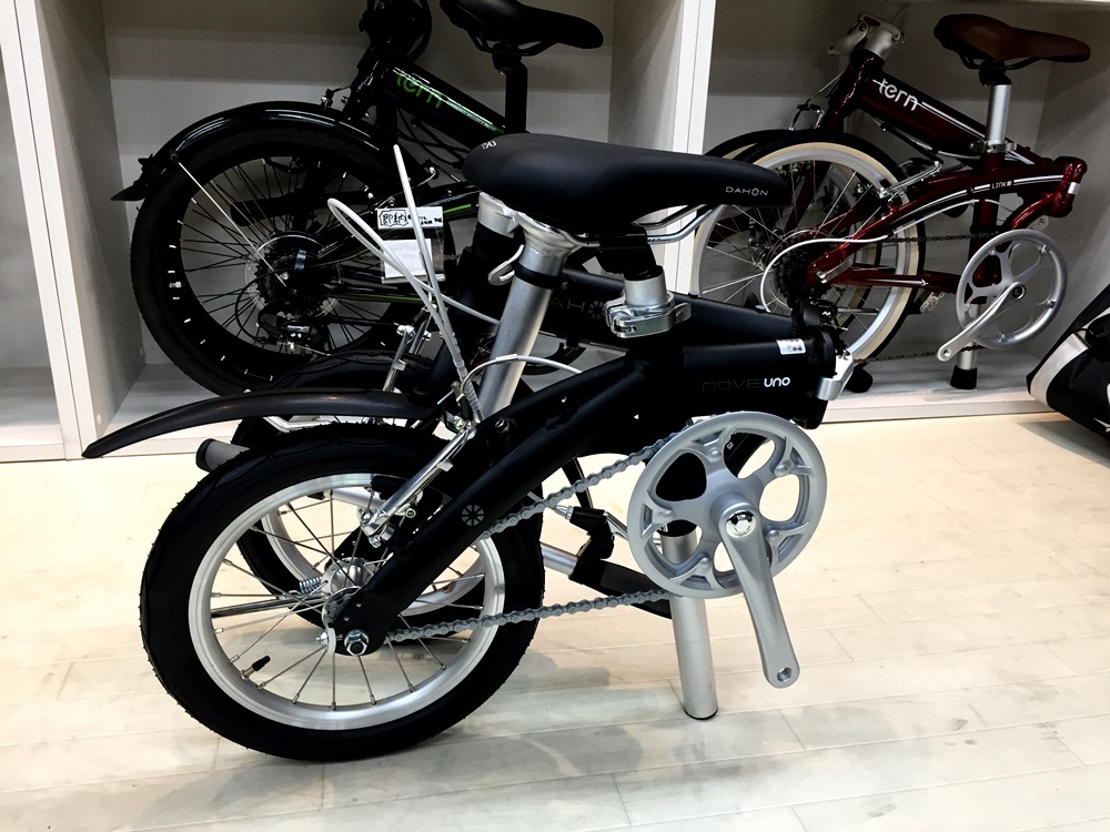 DAHON:newカラーのDove Uno (ダヴ ウノ) マットブラック、入荷しました