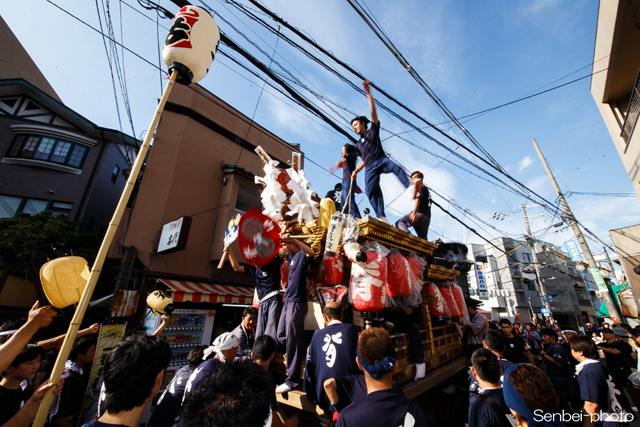 平野郷夏祭り「脊戸口」試験曳き_e0271181_12194267.jpg