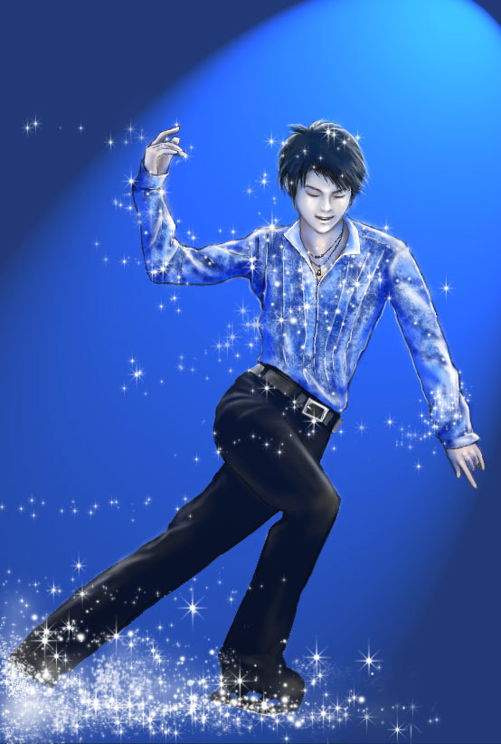 羽生結弦選手 パリの散歩道 えありすのお絵描き帳 羽生結弦選手 パリの散歩道 えありすのお絵描き帳