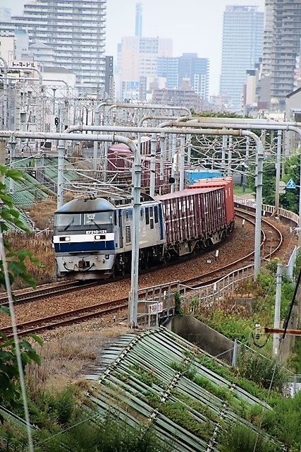 藤田八束の鉄道写真@岸辺・山崎カーブ・長田にて貨物列車撮影挑戦・・・絶景かな貨物列車の雄姿_d0181492_23210039.jpg