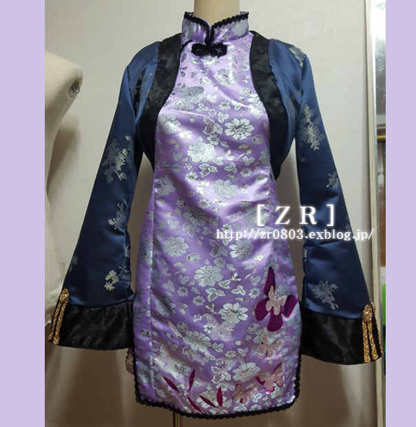 Zr 黒執事 藍猫 ランマオran Mao レッド ベルベット 衣装製作