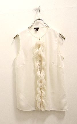  Ivory Shirt Dress, Ivory High Waist Maxi Dress, White Sleeveless Top ♪_c0220830_19543074.jpg