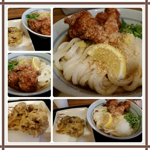 鶏竜田おろしぶっかけうどんと舞茸の天ぷら♪_d0219834_11254404.jpg