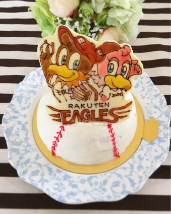 楽天イーグルスのバースデーケーキ O O Happy Field