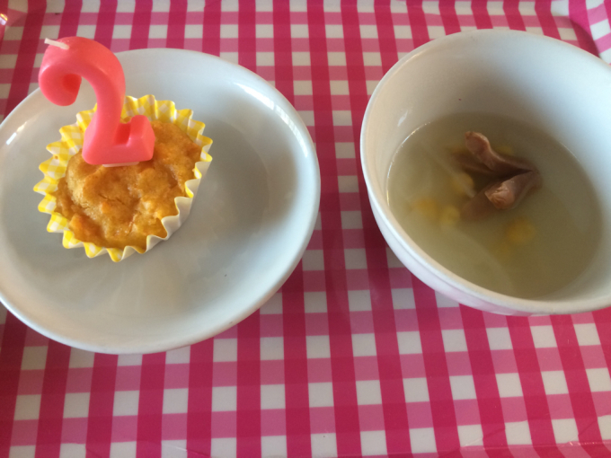 7月10日の給食。お誕生日献立でした(^^)_c0293682_20033552.jpg